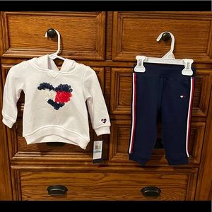 Tommy Hilfiger infant sweatsuit 6-9 months